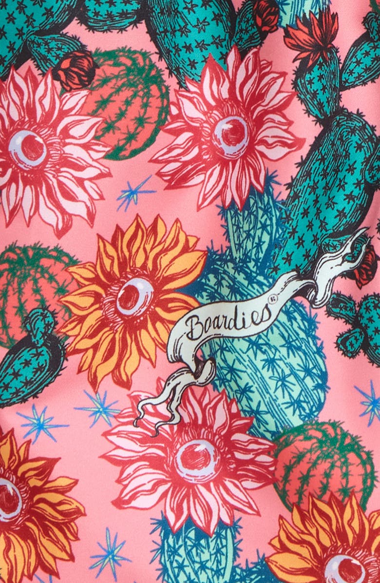 Boardies Kids' Cactus Eyeballs Graphic Swim Trunks, Alternate, color, 