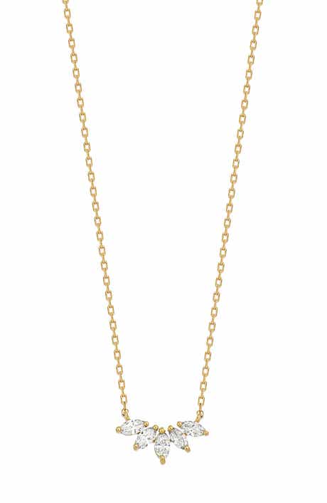 Bony Levy Rita Marquise Diamond Pendant Necklace