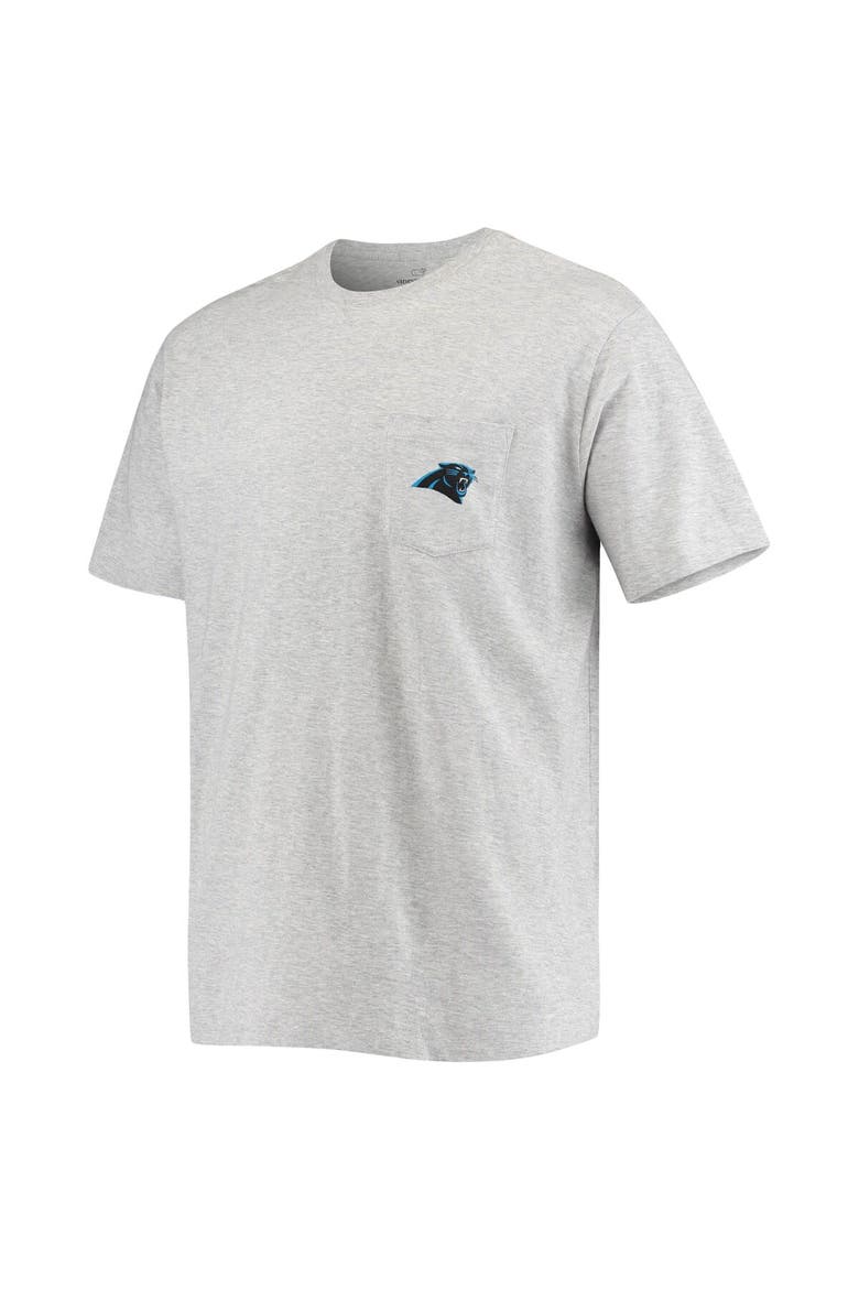Men's Vineyard Vines Gray Carolina Panthers Block Pocket T-Shirt, Alternate, color, Gray