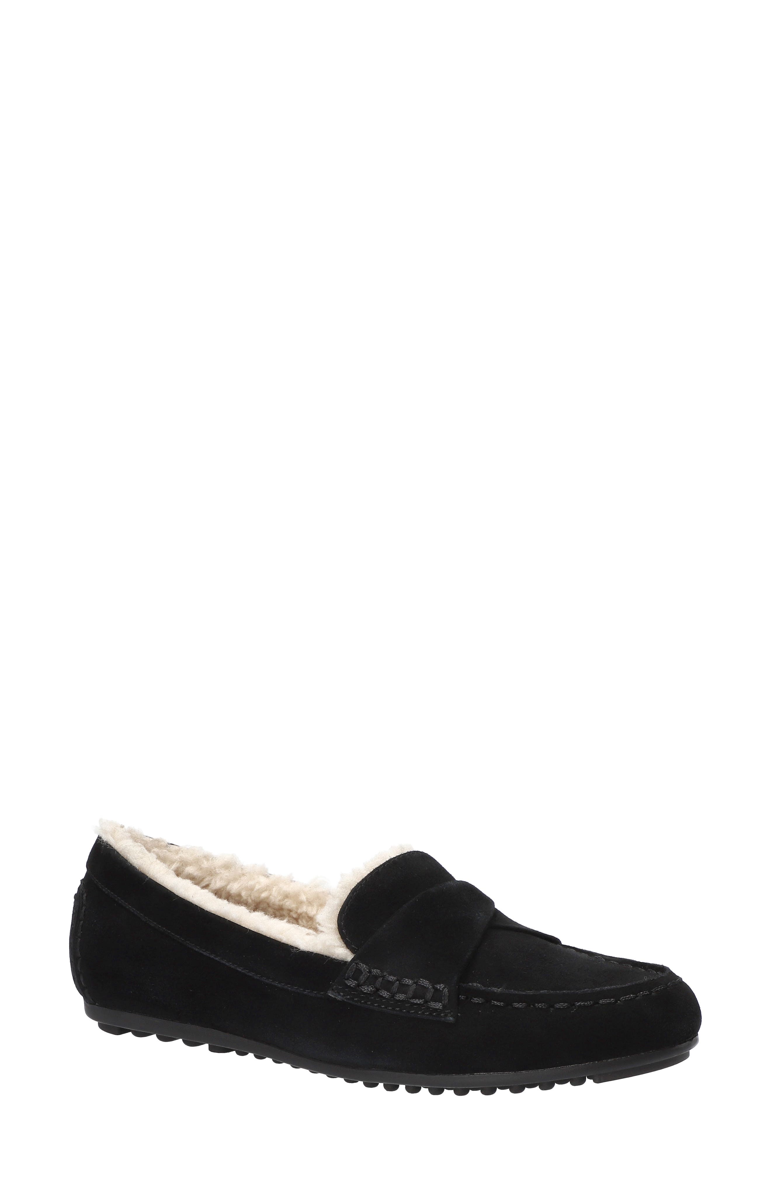 Bella Vita Prentice Faux Shearling Moccasin, Main, color, 