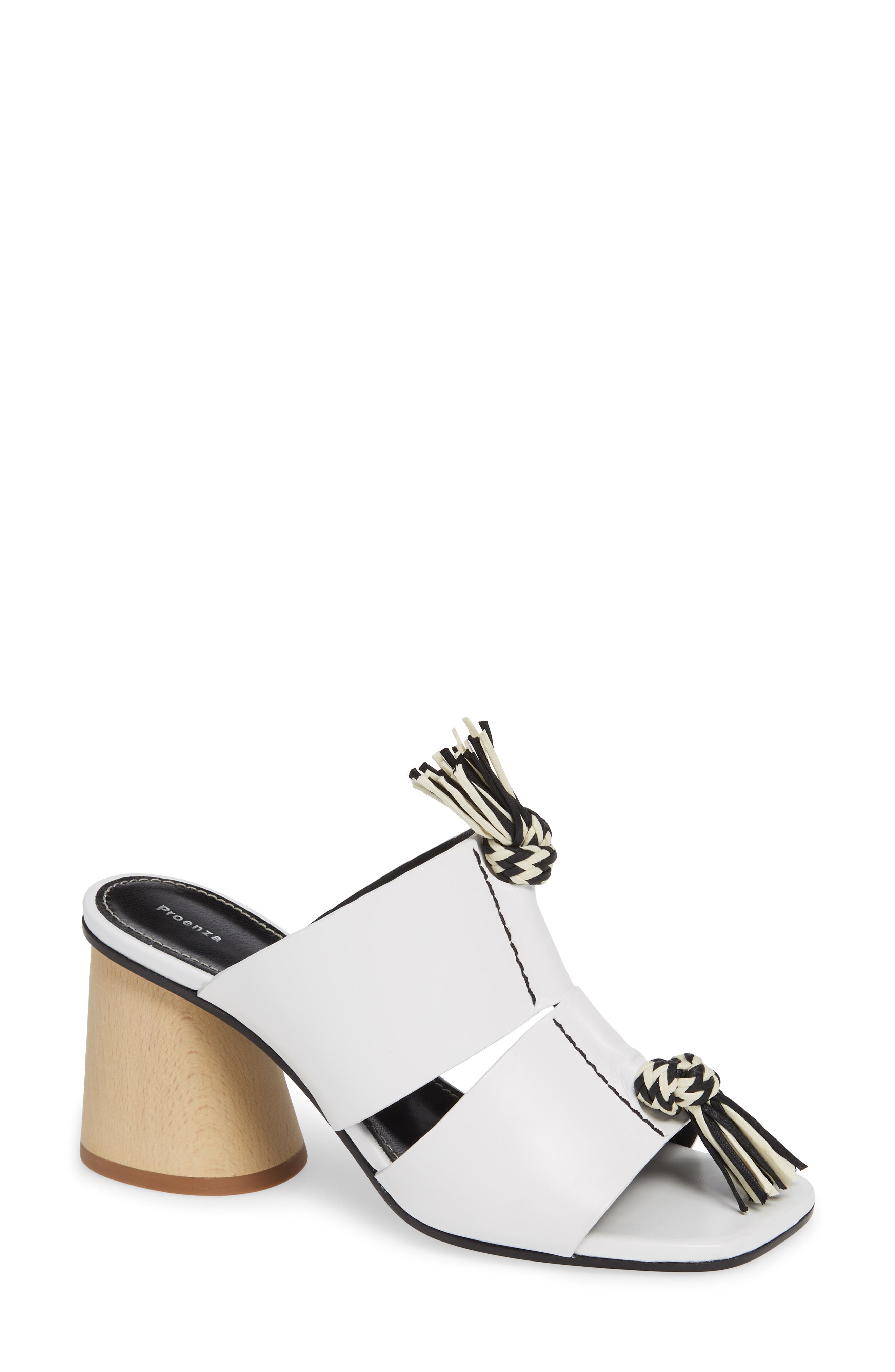 Proenza Schouler Cylinder Heel Slide Sandal, Main, color, 