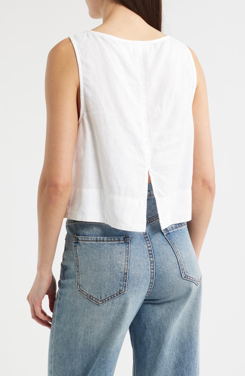 Bella Dahl Sleeveless Linen Top, Alternate, color, 