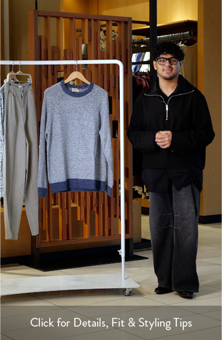 Donegal Crewneck Wool Blend Sweater, sales video thumbnail