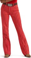 Wrangler Wrancher Rope Stripe Mid Rise Bootcut Jeans