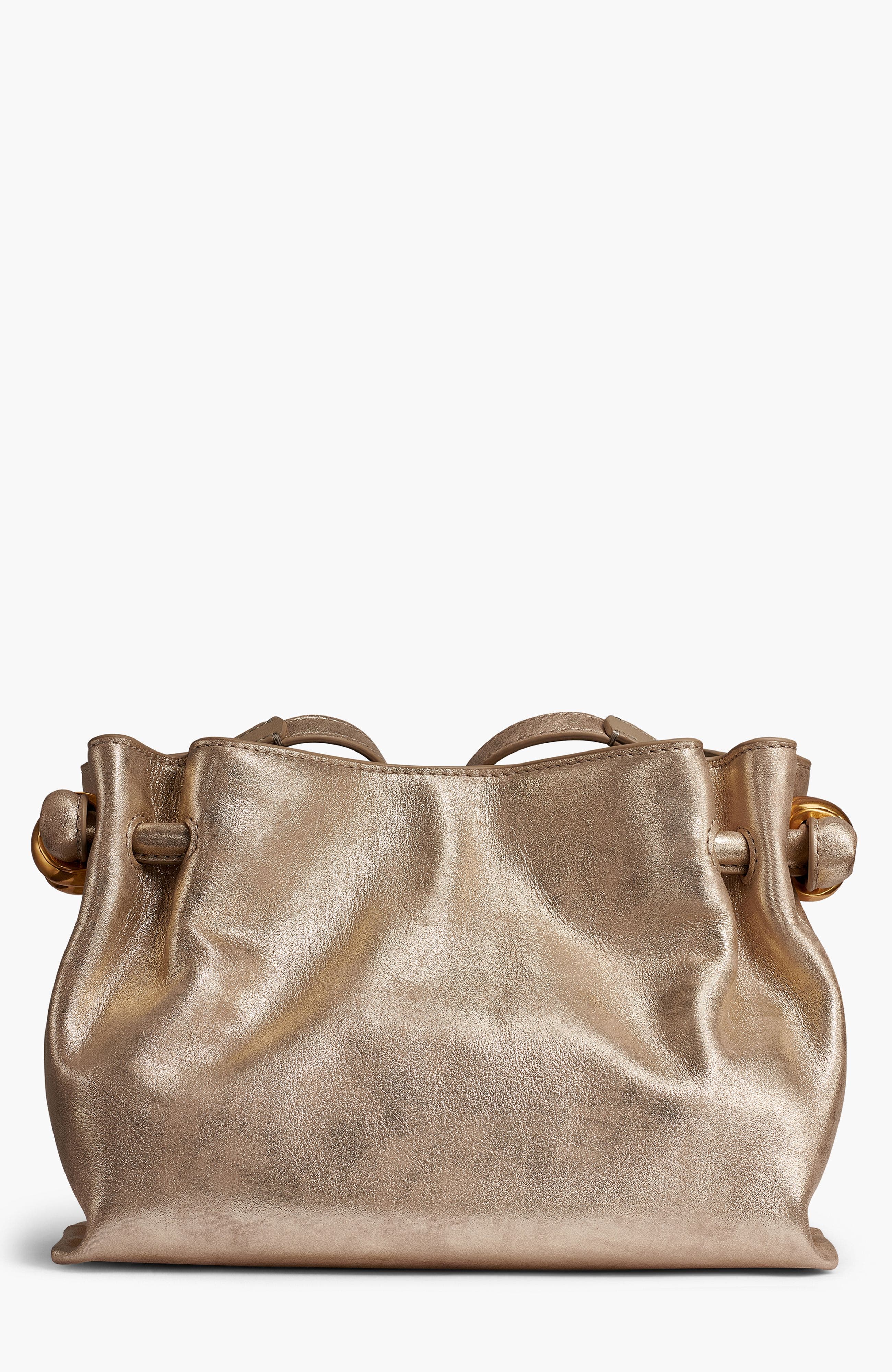 3497 Cashmere Metallic Wash Crossbody, Alternate, color, Lt Gold