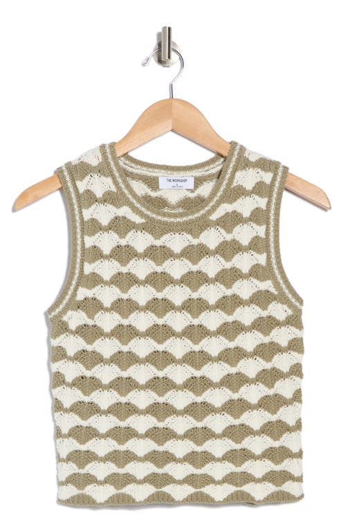 BLU PEPPER BLU PEPPER SCALLOP KNIT TOP