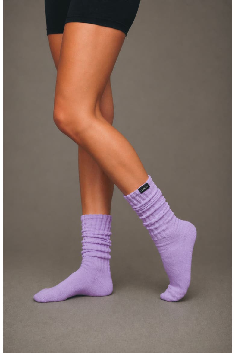 7-Pack Scrunch Slouchy Retro Boot Gym Sports Socks, Alternate, color, Lilac