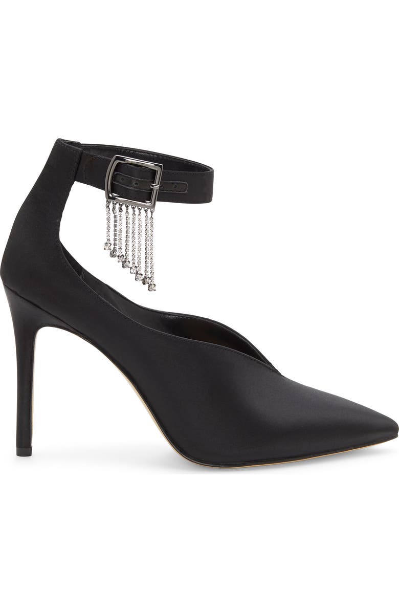Imagine by Vince Camuto Greer Crystal Chain Pointed Toe Pump, Alternate, color,