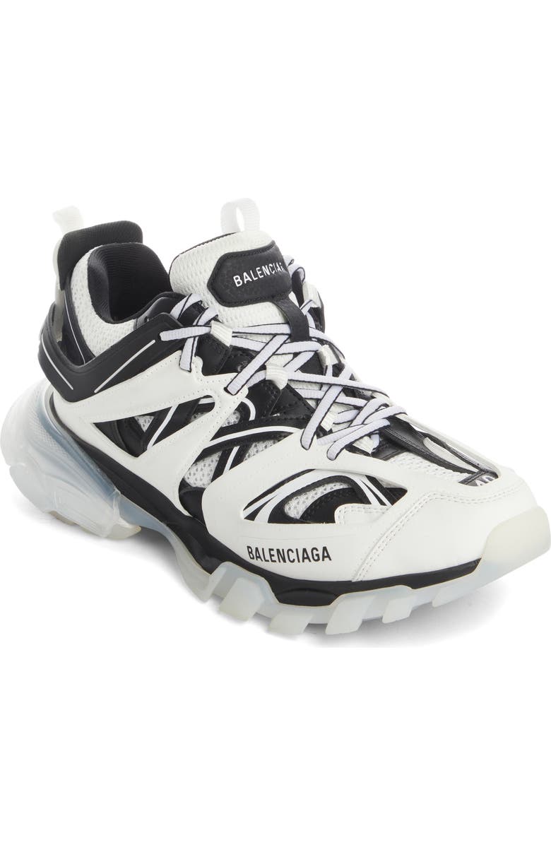 Balenciaga Track Bicolor Clear Sole Sneaker, Main, color,