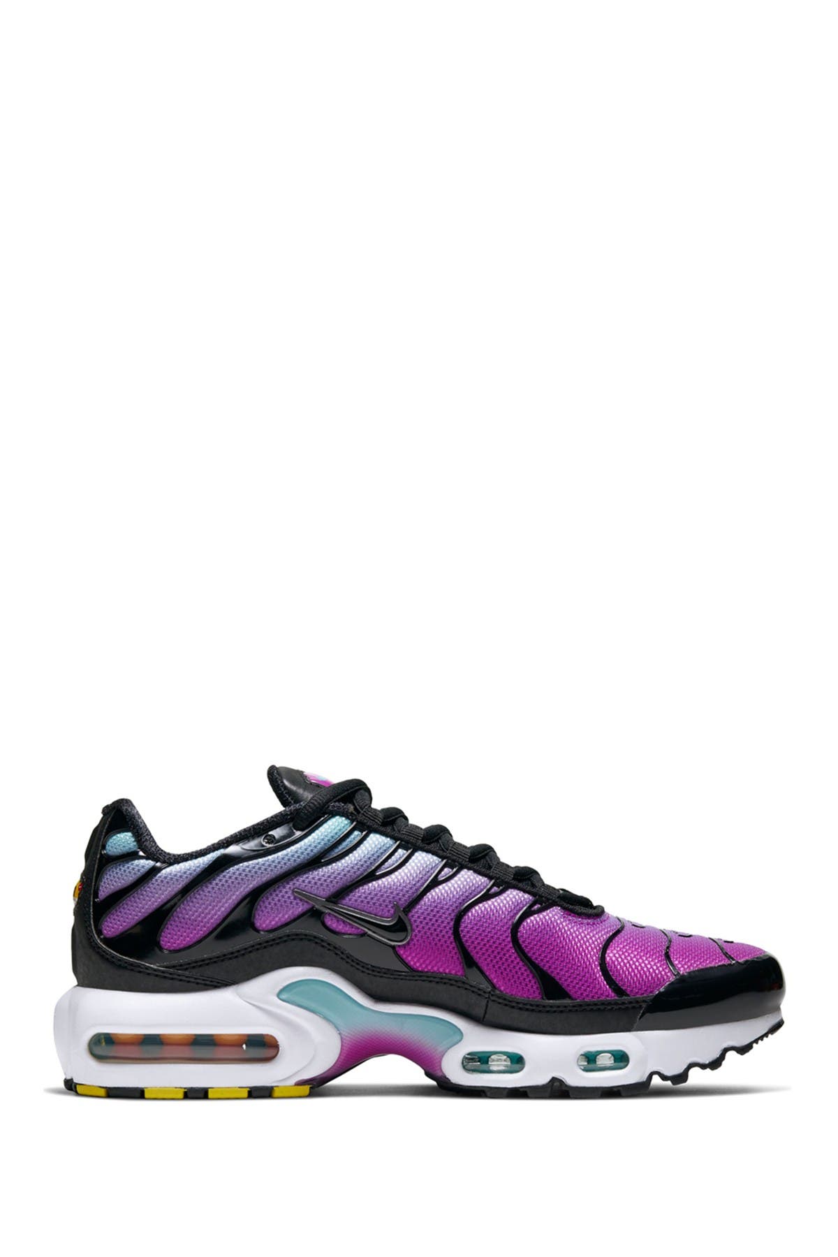 Air Max Plus Sneaker, Alternate, color, AUBERGINE/ BLACK