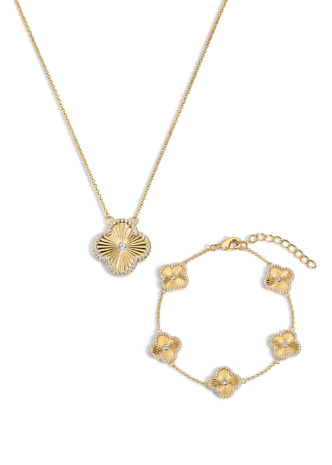 Icon Bracelet and Necklace - Set of 2