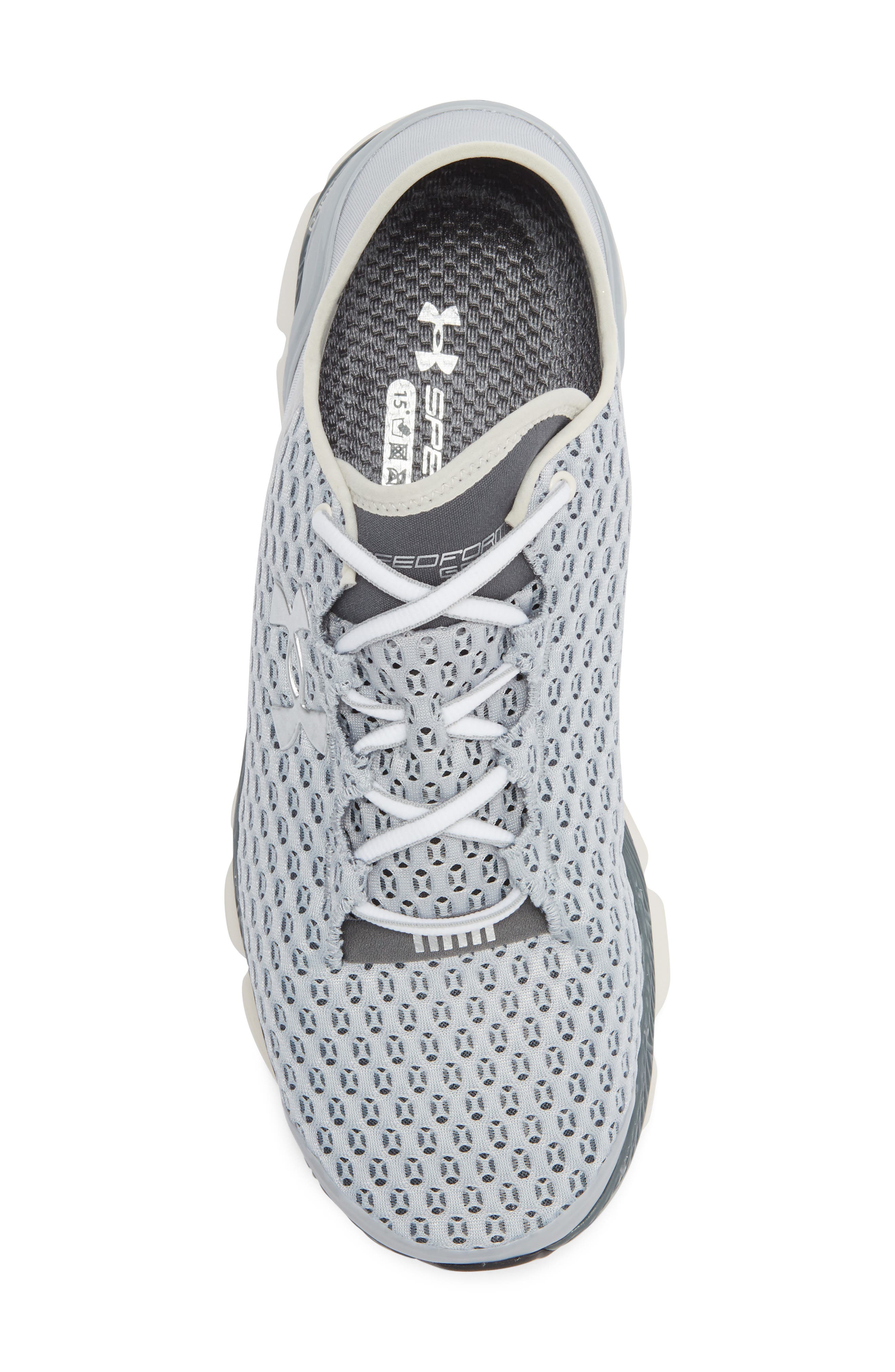 Under Armour SpeedForm<sup>®</sup> Gemini Running Shoe, Alternate, color, Mod Gray