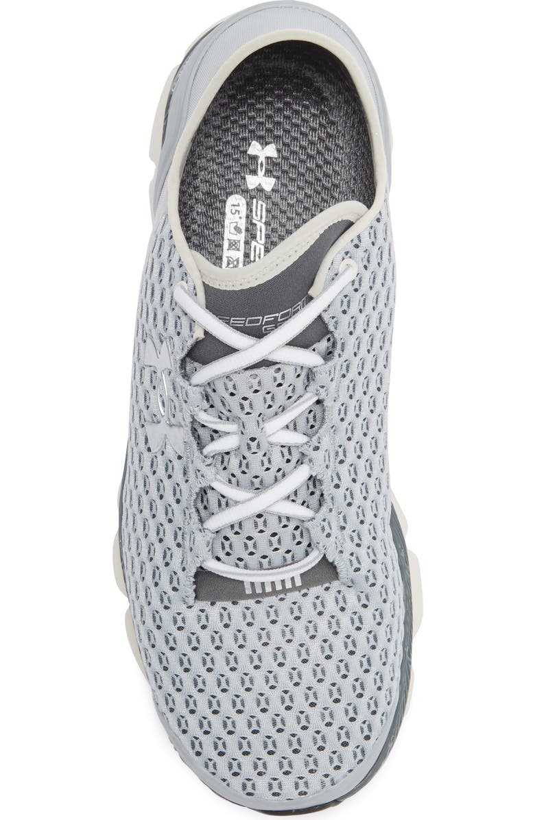 Under Armour SpeedForm<sup>®</sup> Gemini Running Shoe, Alternate, color, Mod Gray