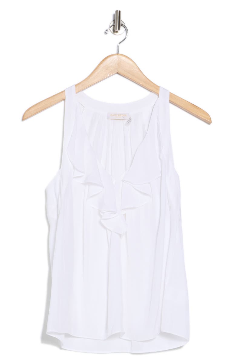 Ramy Brook Nellie Ruffle Sleeveless Top, Main, color,