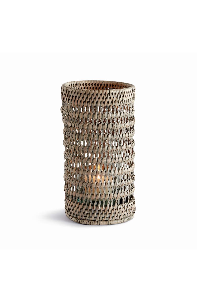 Napa Home & Garden Burma Rattan Hurricane Small, Main, color, Gray