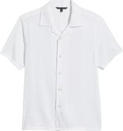 Robert Barakett Vaerik Textured Camp Shirt