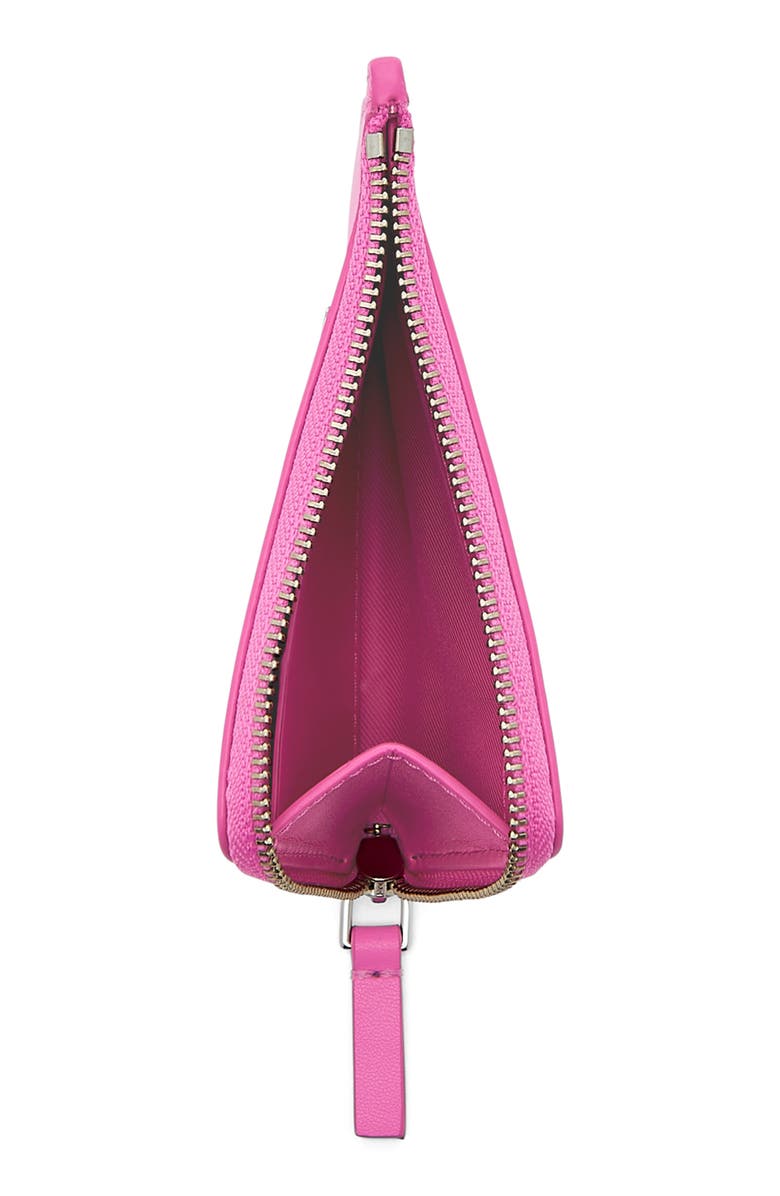 Marc Jacobs The Charm Top Zip Wallet, Alternate, color, Bow Pink