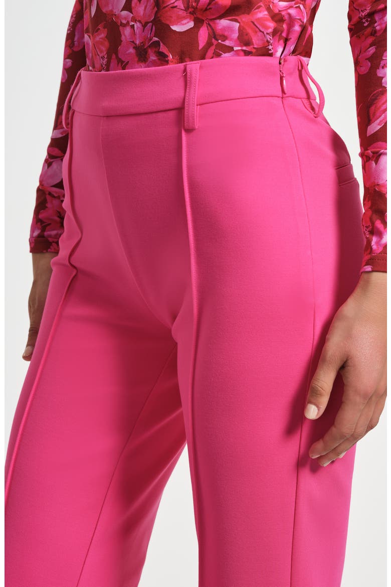 Flare Ponte Pants, Alternate, color, FUCHSIA
