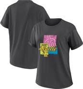 WEAR by Erin Andrews Women's WEAR by Erin Andrews Charcoal Seattle Mariners Domestic Box Color Boyfriend T-Shirt