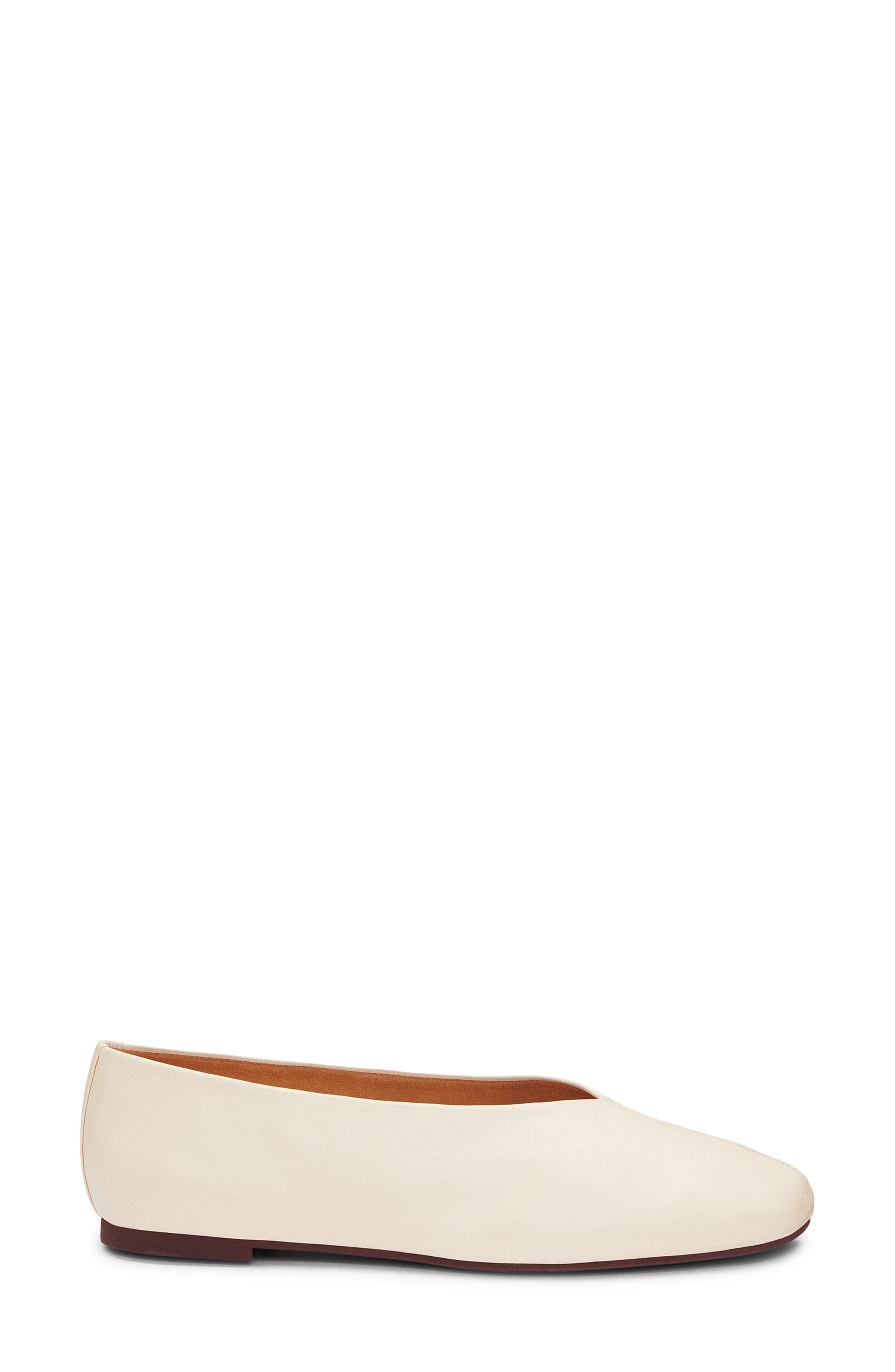 Blaine Ballet Flat, Alternate, color, ALMOND LEATHER