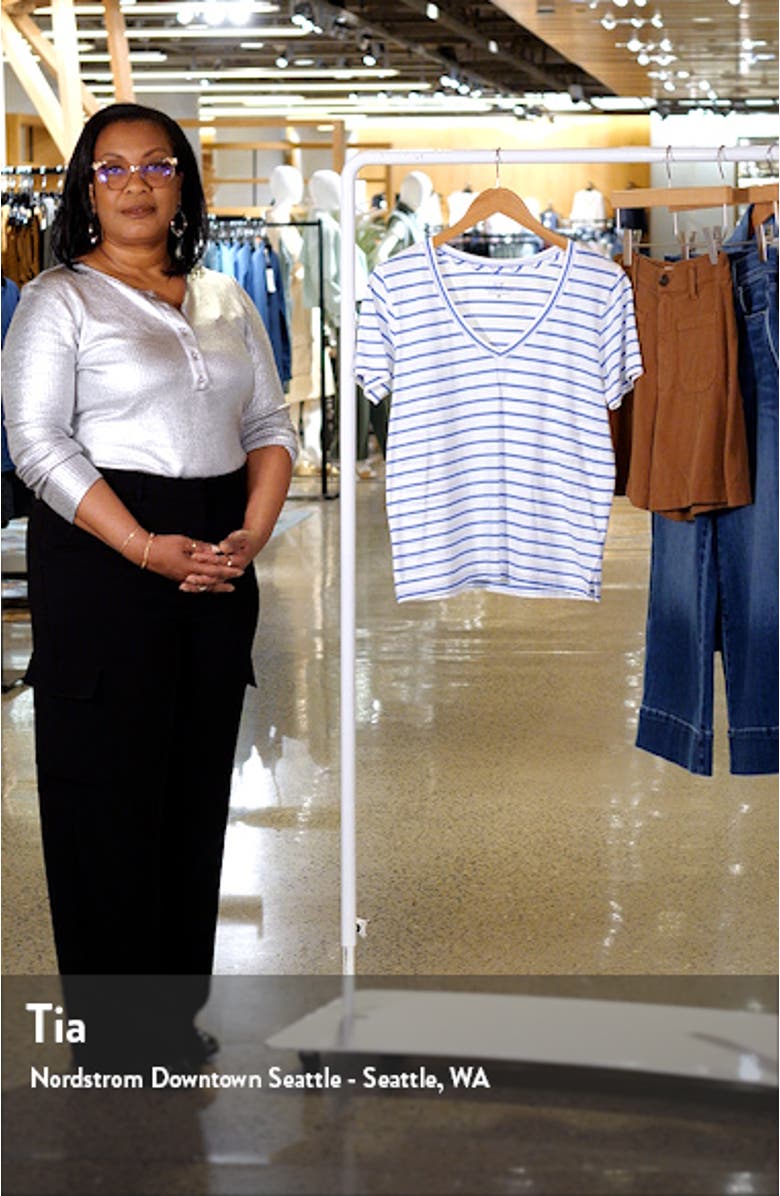 Clean Jersey V-Neck T-Shirt, sales video thumbnail