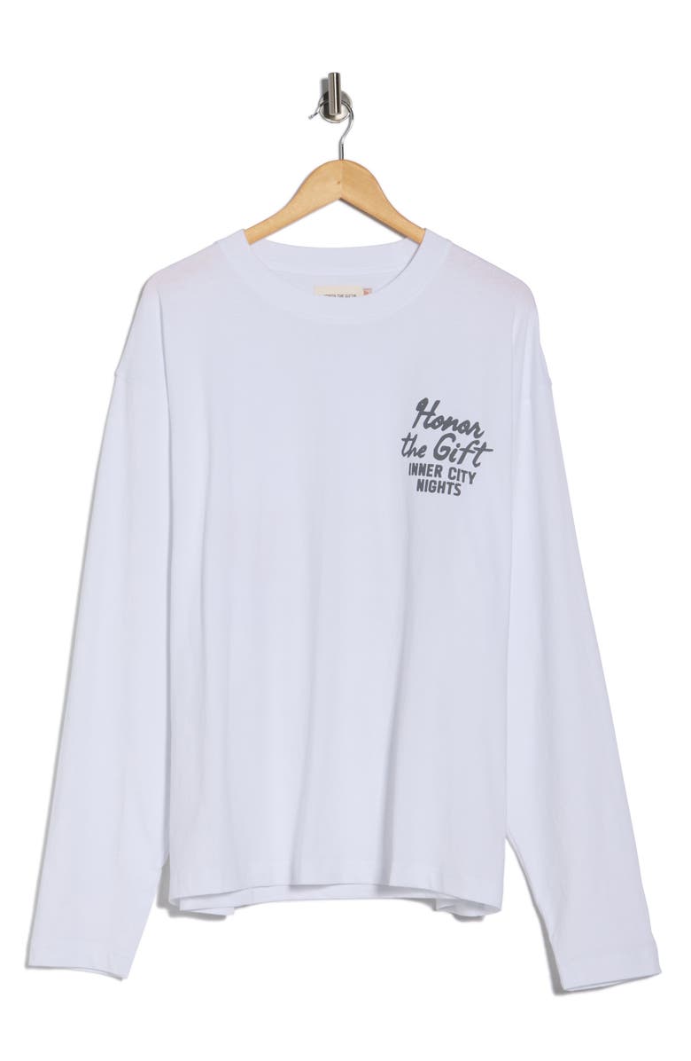 HONOR THE GIFT Late Night Dining T-Shirt, Main, color, White