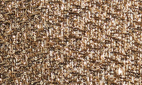 Elie Tahari The Ramy Metallic Tweed Jacket In Gold