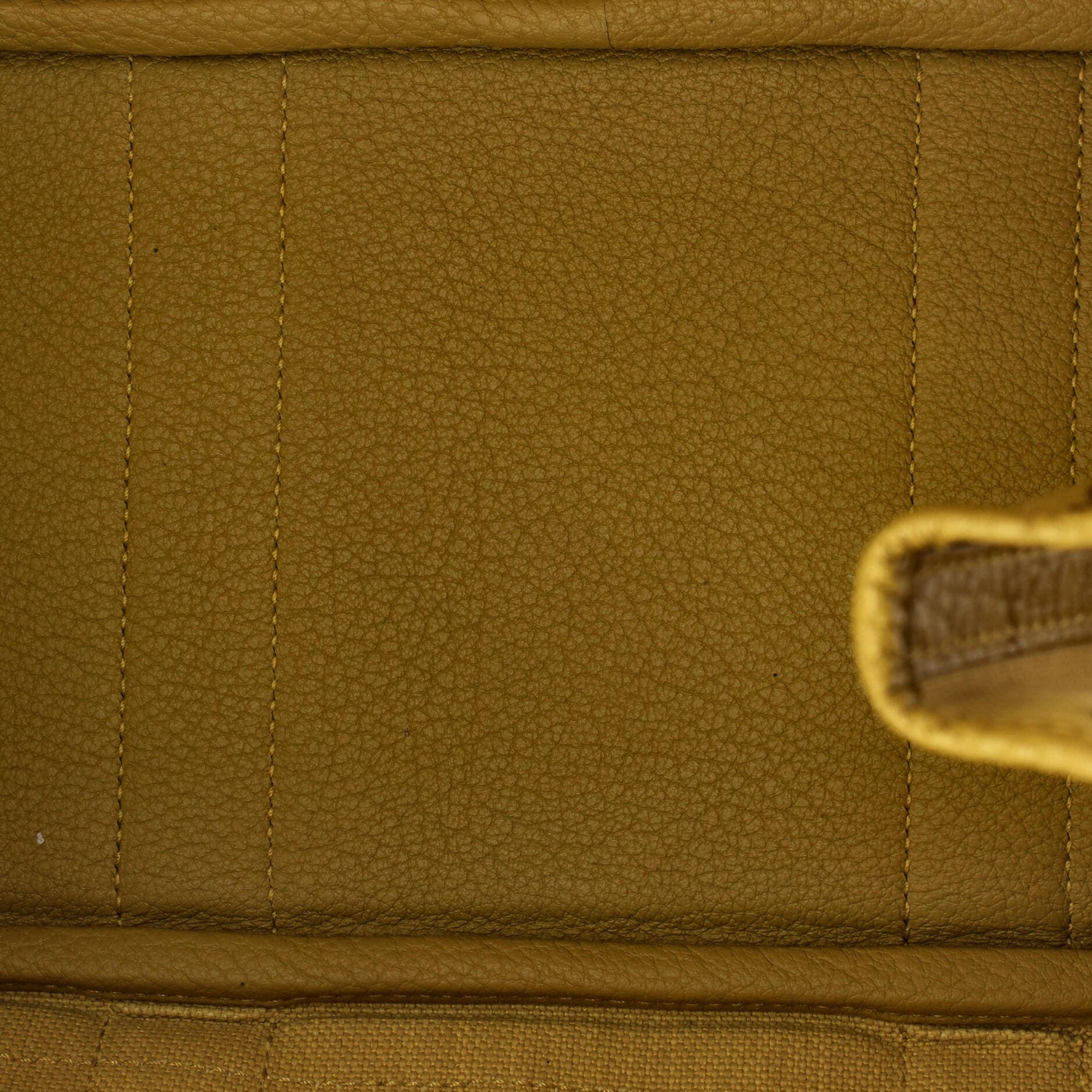 Pre-Owned Hermes Garden Party Tote Toile and Leather 30, Alternate, color, Curry