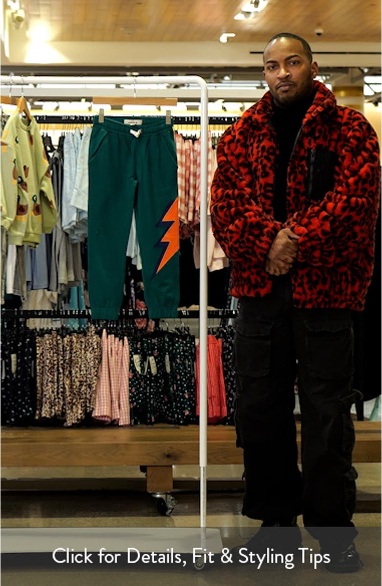 Kids' Appliqué Cotton Joggers, sales video thumbnail