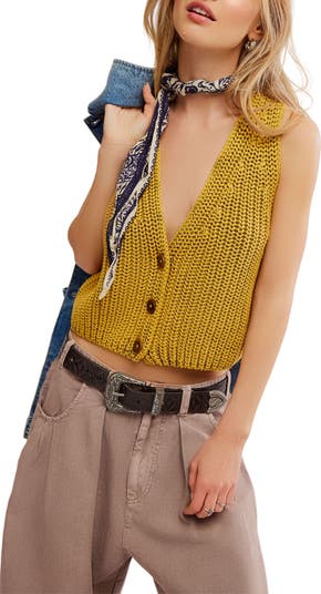 NWT Free People XOXO Vest sweater online size XS