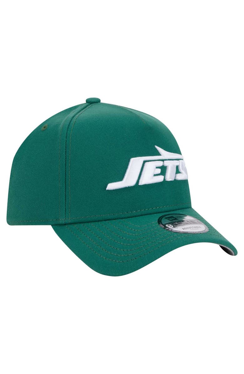New Era Men's New Era  Green New York Jets A-Frame 9FORTY Adjustable Hat, Alternate, color, 