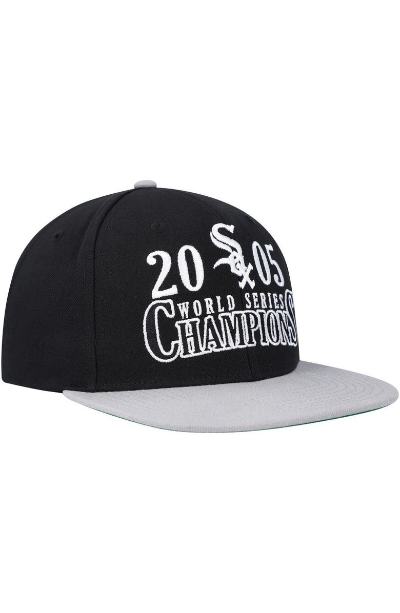 Mitchell & Ness Men's Mitchell & Ness Black Chicago White Sox World Series Champs Snapback Hat, Alternate, color, Black