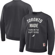 STAPLE Men's NBA x Staple Anthracite Toronto Raptors Plush Pullover Sweatshirt