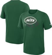 Nike Men's Nike Green New York Jets Left End Run Slub Performance T-Shirt