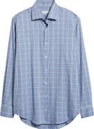 Peter Millar Brevard Crown Lite Plaid Performance Button-Up Shirt