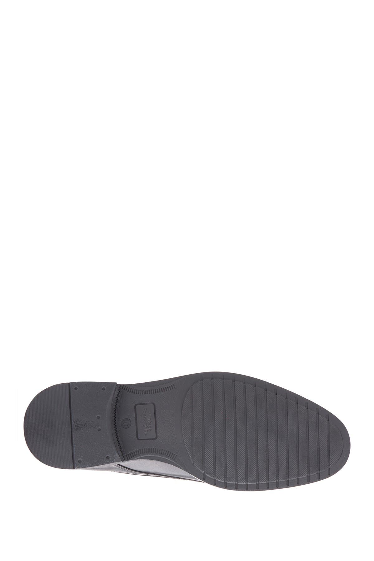 VINTAGE FOUNDRY Elias Plain Toe Leather Derby, Alternate, color, Black