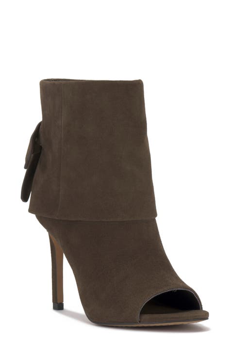 Nordstrom peep toe booties best sale