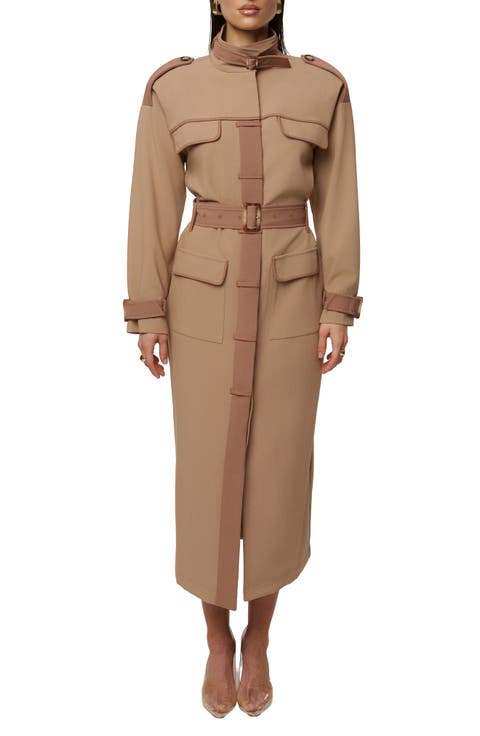 ICON BELTED MIDI DRESS