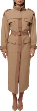 JLUXLABEL ICON BELTED MIDI DRESS