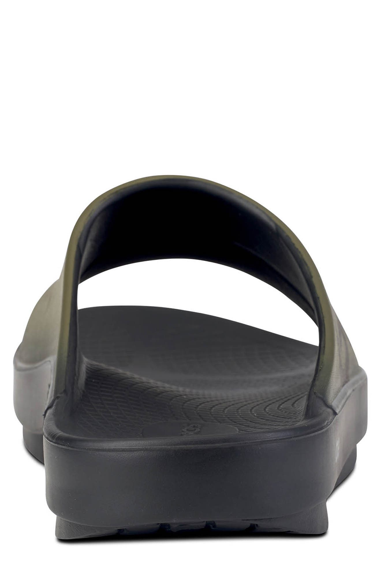 Oofos OOahh Sport Slide, Alternate, color, Tactical Green