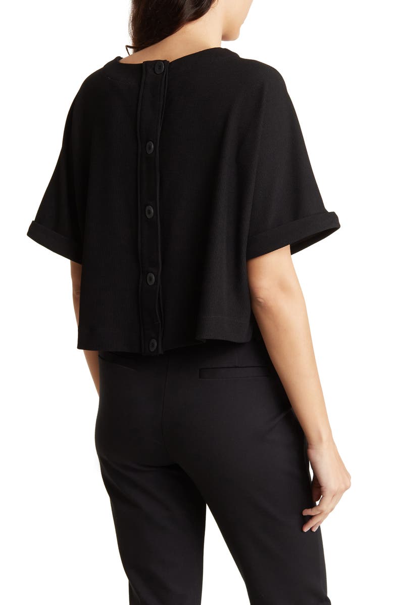 Adrianna Papell Button Back Crop Top, Alternate, color, 