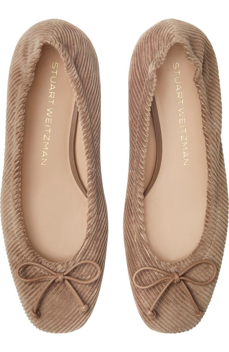 Stuart Weitzman Bria Ballet Flat, Alternate, color, Taupe