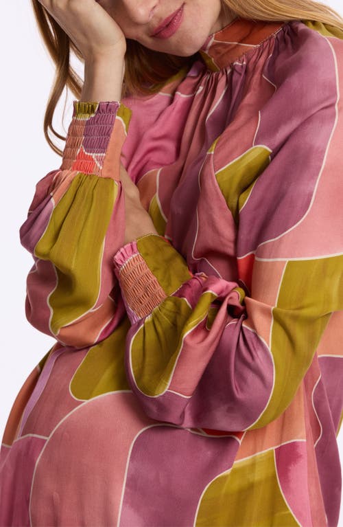 Cache Coeur Gaby Maternity And Nursing Blouse In Multi