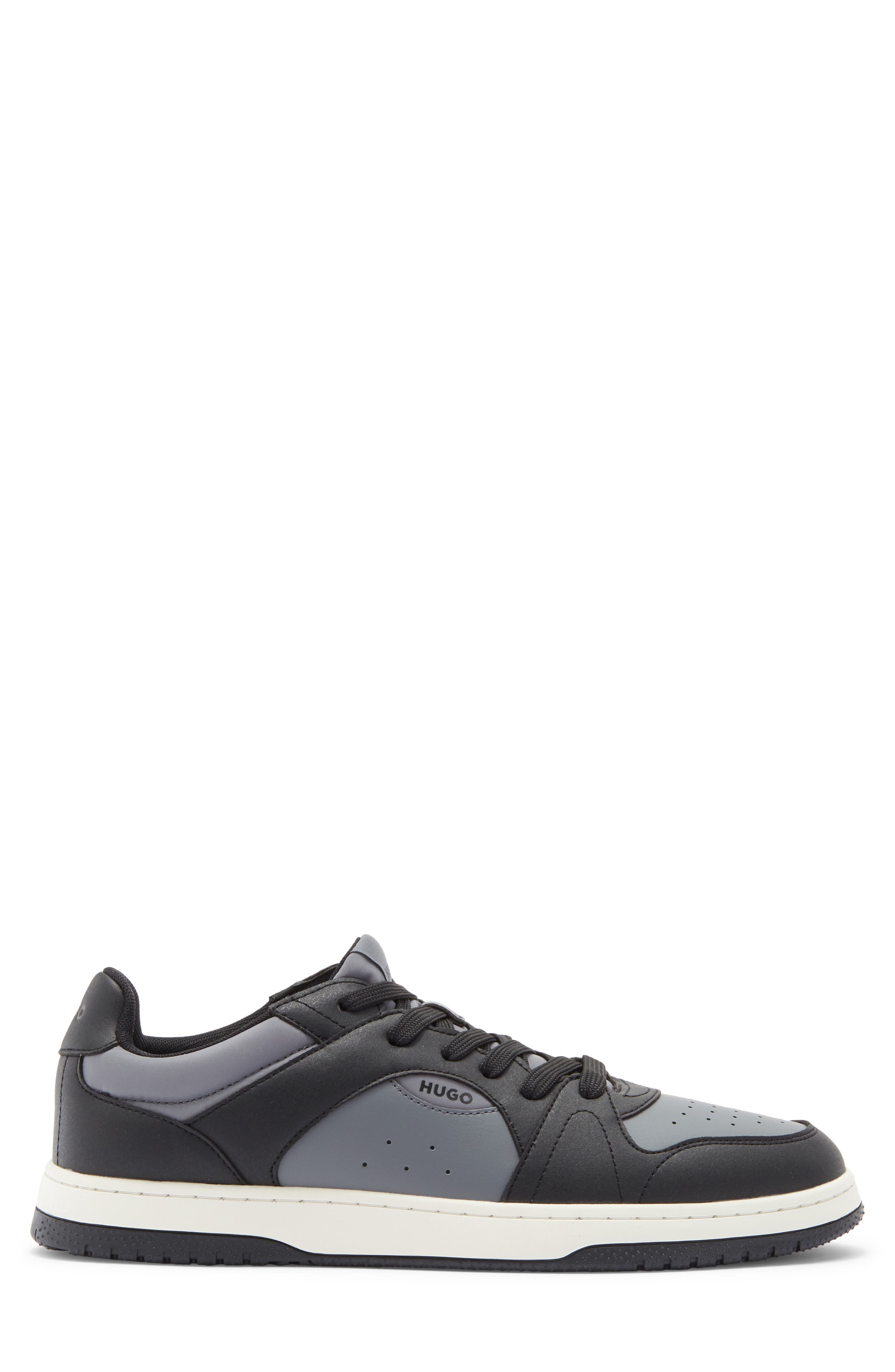 BOSS Hadrian Tenn Sneaker, Alternate, color, Charcoal