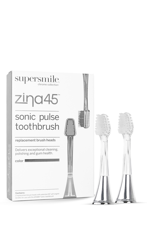 Zina45 sonic pulse toothbrush replacement heads