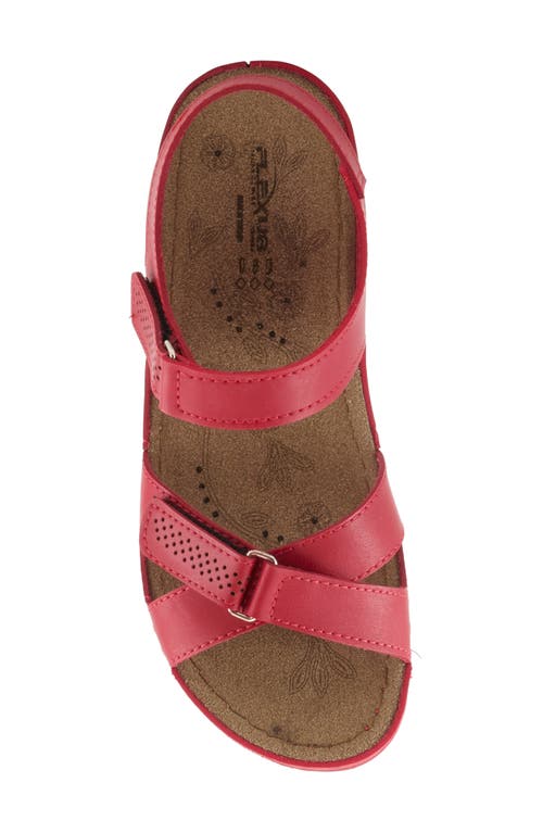 Flexus By Spring Step Strappy Sandal In Red
