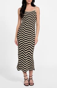 GUESS Vera Chevron Knit Dress