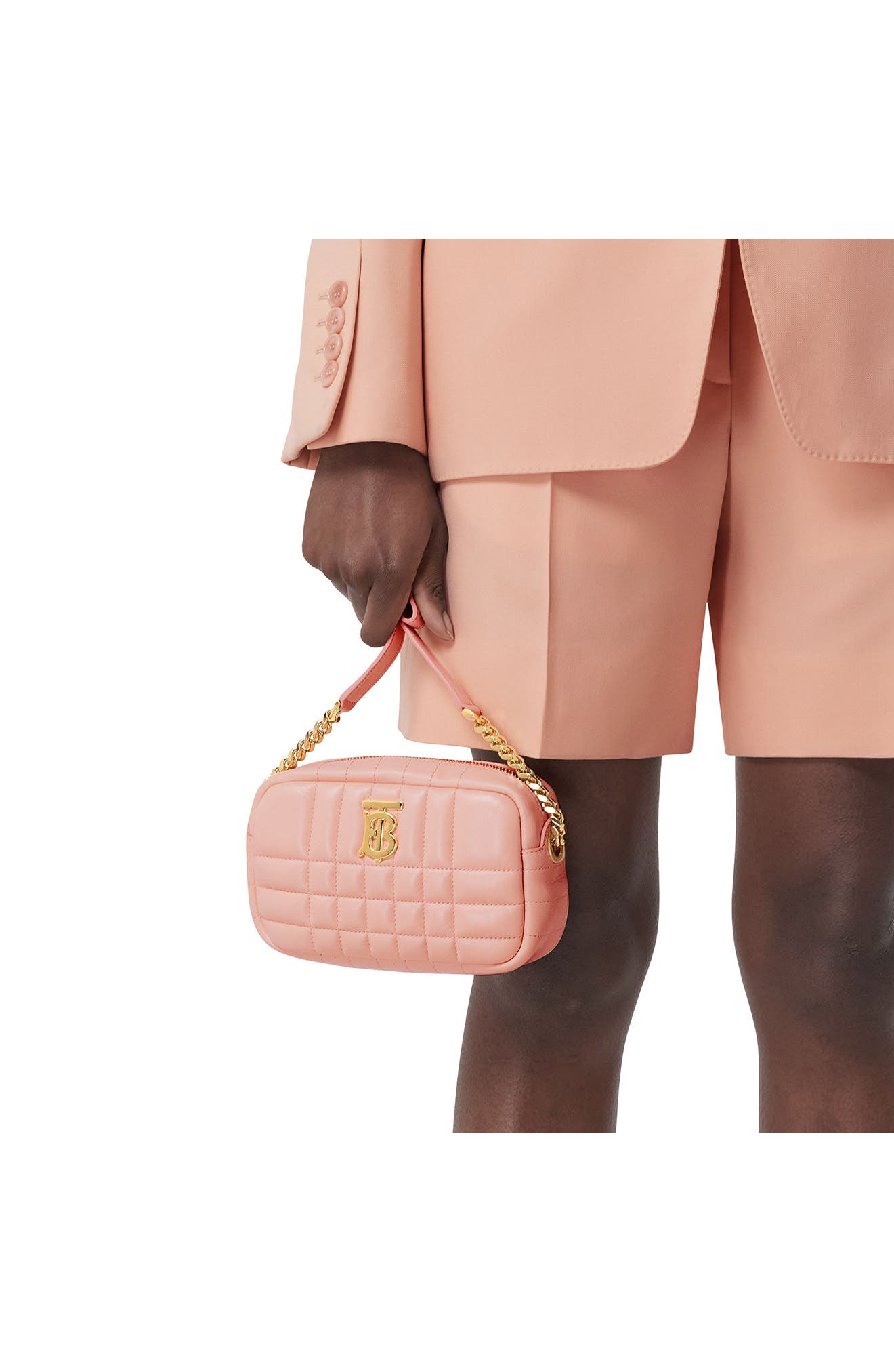 Burberry Mini Lola Quilted Leather Camera Bag, Alternate, color, 