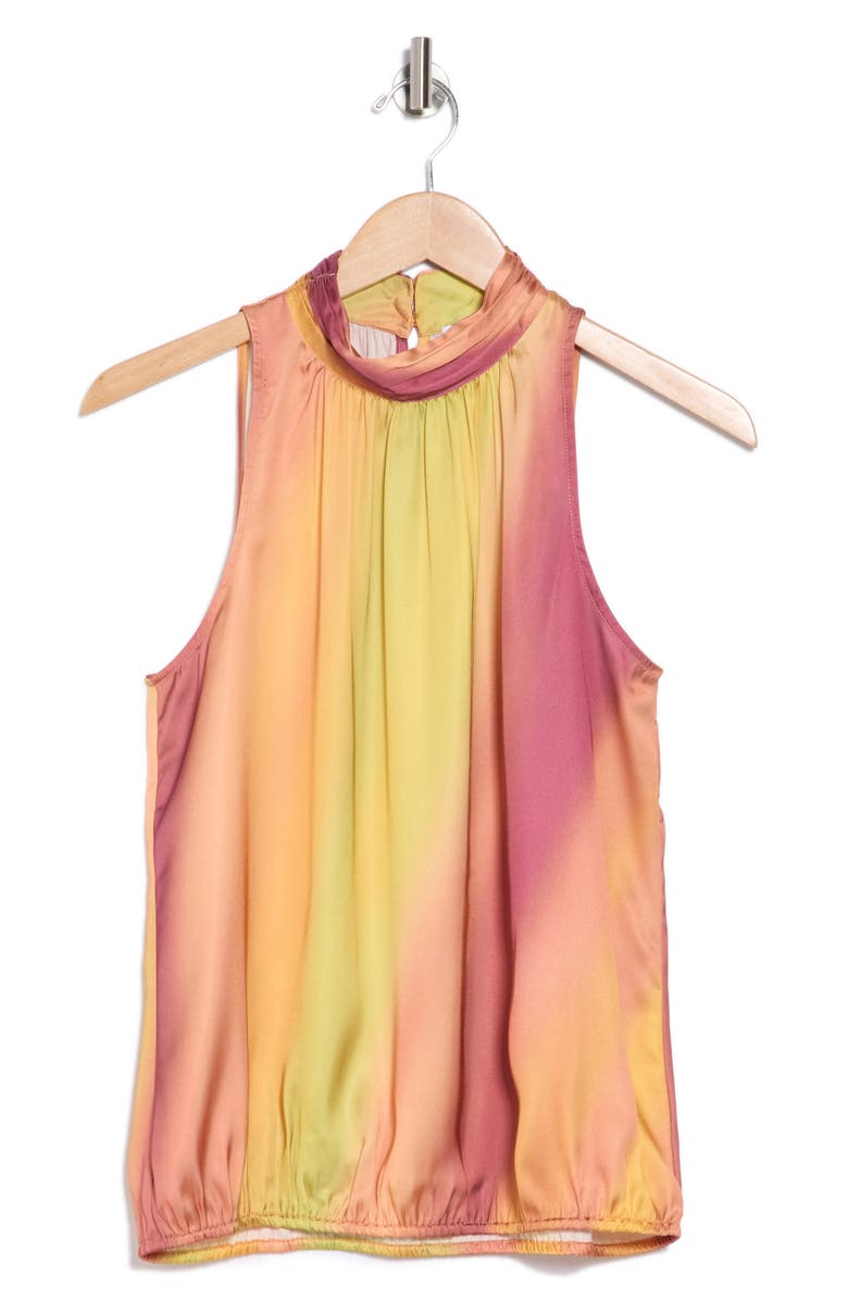 DR2 by Daniel Rainn Satin Halter Top, Alternate, color, Blush