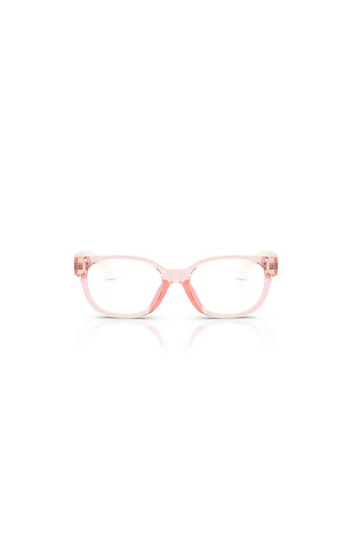 Polo Ralph Lauren 47mm Rectangle Optical Glasses In Pink
